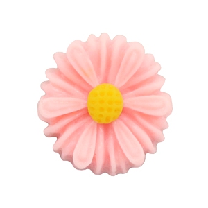 Bead daisy flower 13mm carnation pink